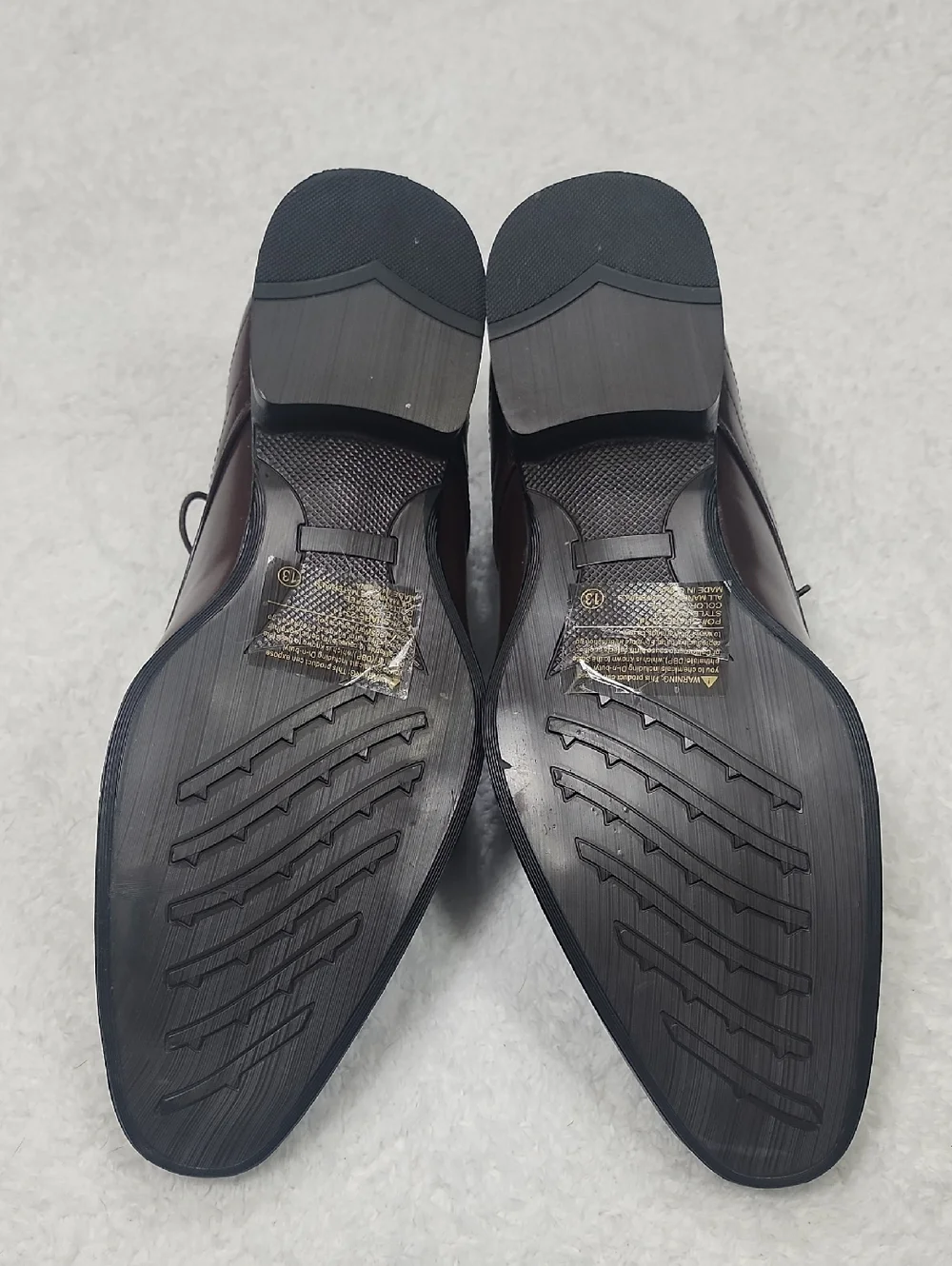 Men's Edition By Forever Link Brown Ryan-3K Slip Resistant Dress Shoes